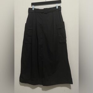 Net Ladies Elegant Black Women's back Split Skirt